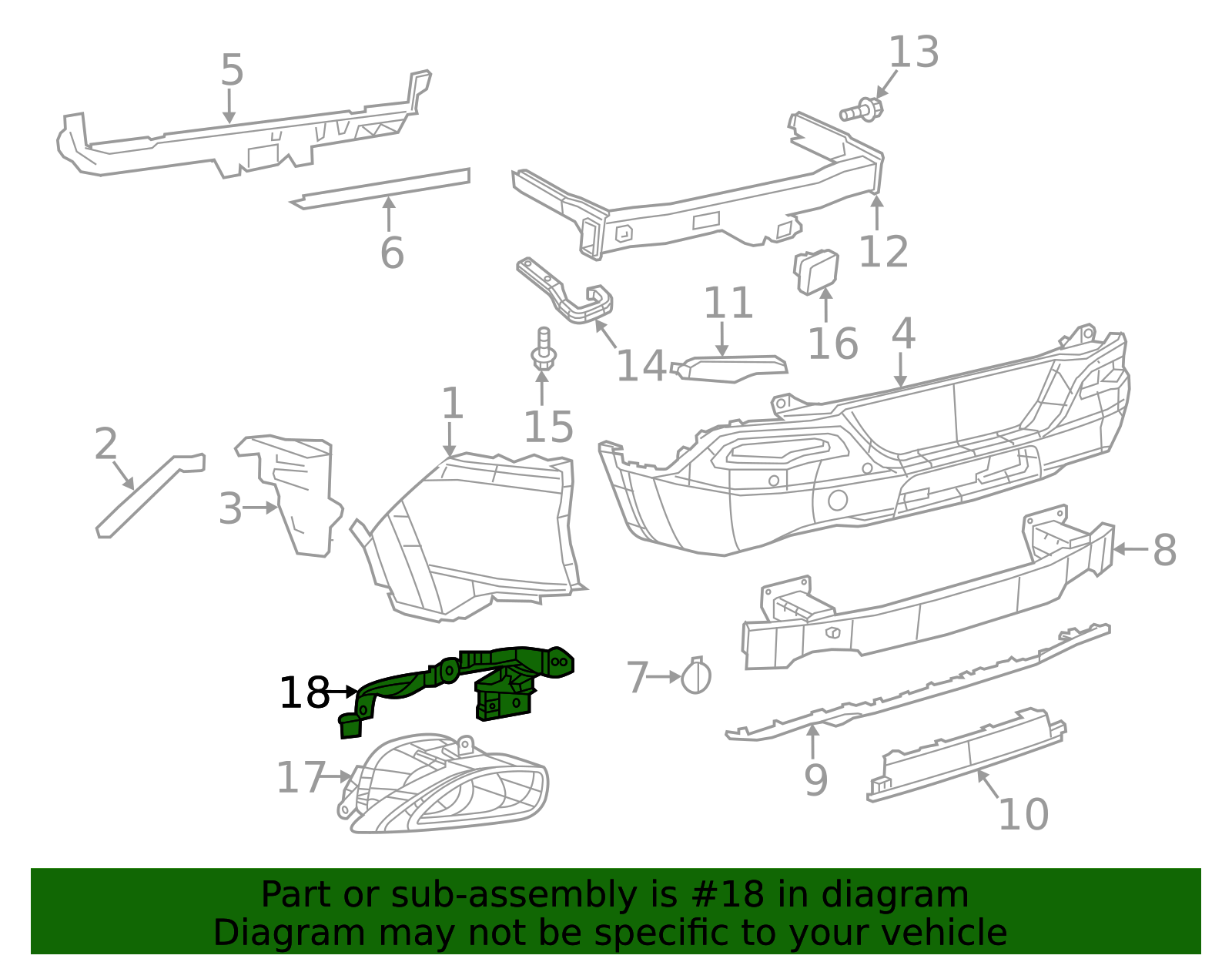 Bracket rear right