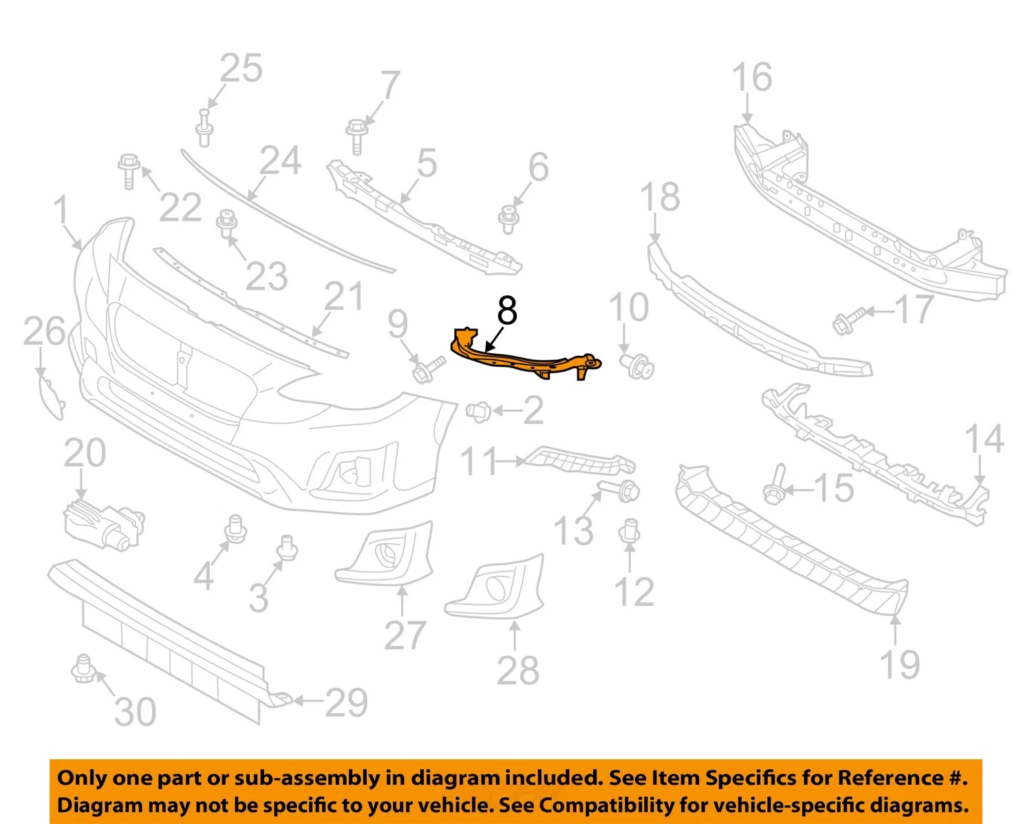 Headlamp bracket right