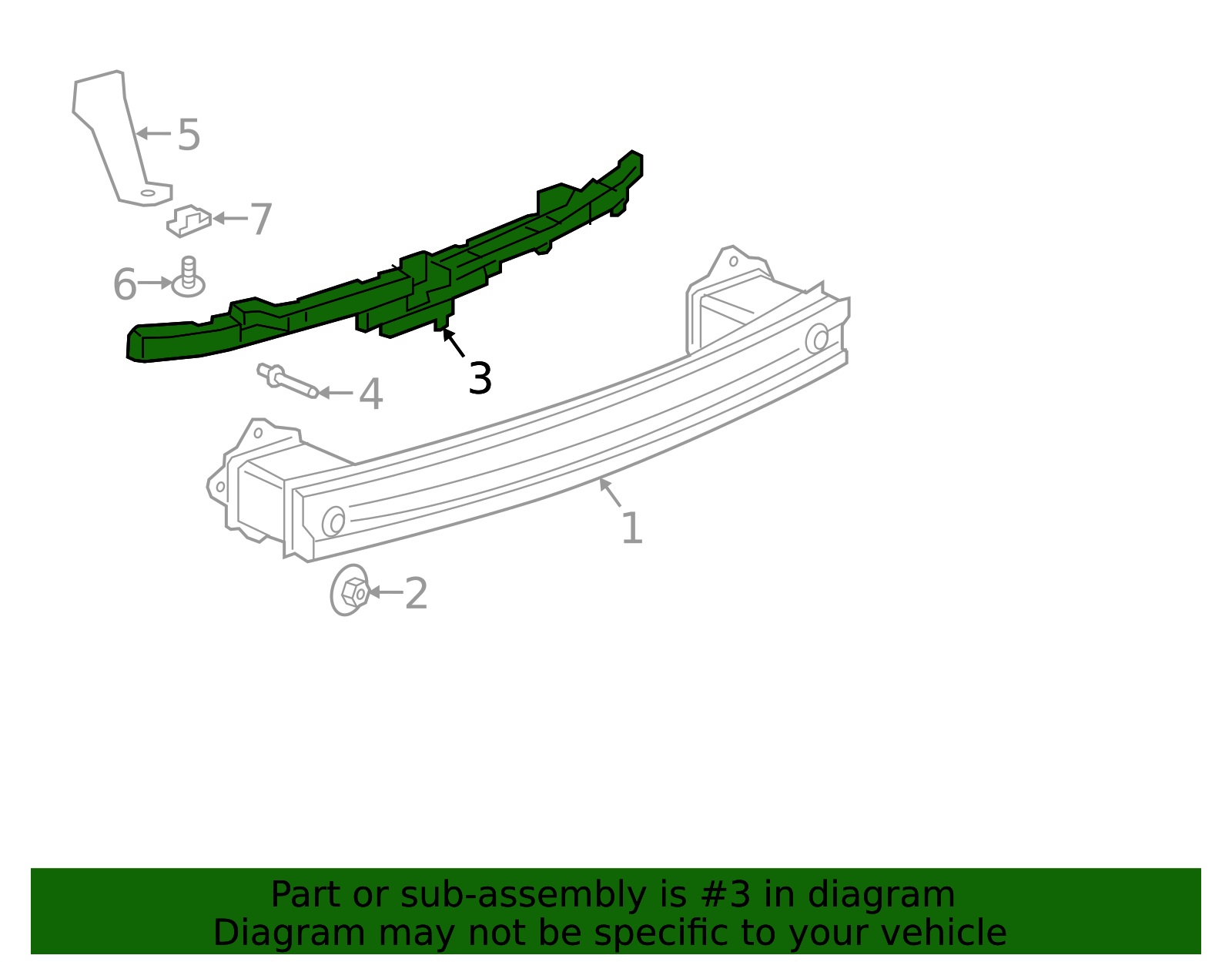 სამაგრი უკანა ბამპერის-BUICK ENVISION 2016-2018
