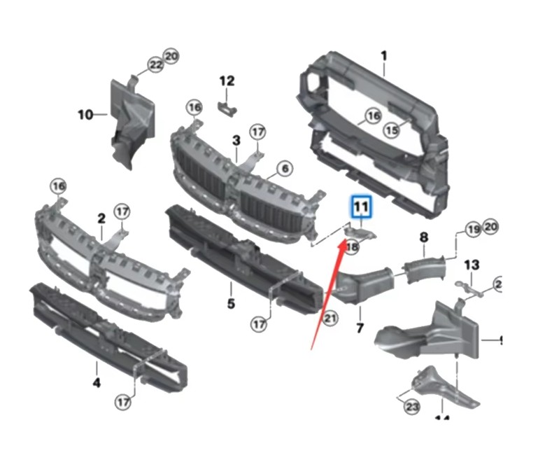 სამაგრი ეკრანის მარჯვენა - BMW 3 S G20 - 2020-/ M3 G80 / G82 2020- სამაგრი ეკრანის მარჯვენა - BMW 3 S G20 - 2020-/ M3 G80 / G82 2020-