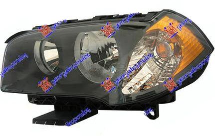 მაშუქი წინა ყვითელი მარჯვენა - BMW X3 2004-2005 Headlamp right