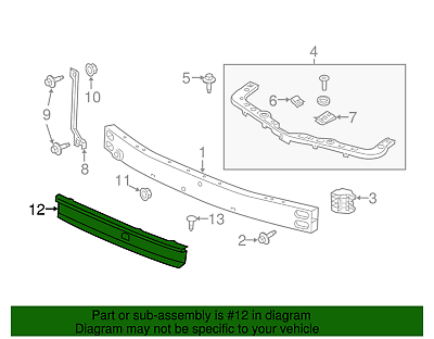 სამაგრი ბამპერის გამაძლიერებლის - CHEVROLET EQUINOX 2018-2021