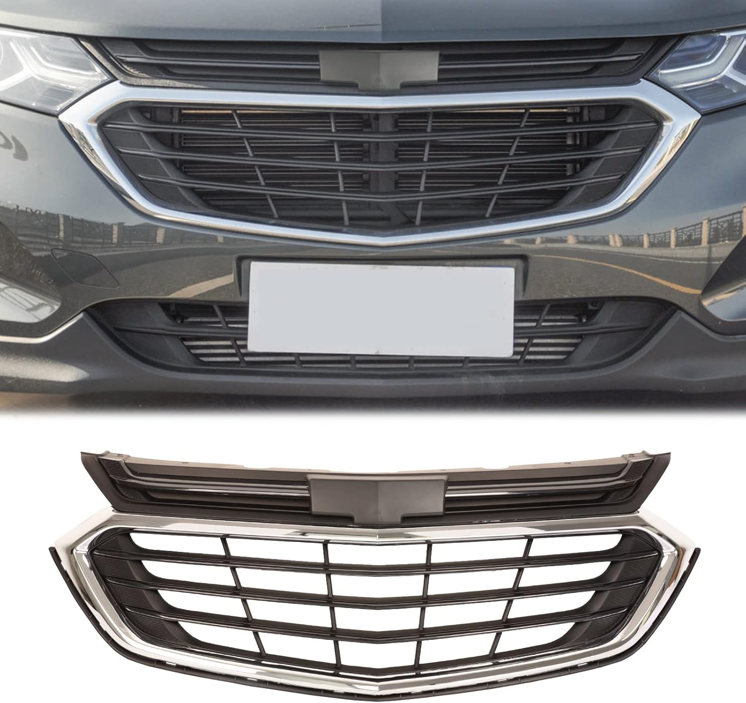 ბადე შავი ქრომის ჩარჩოთი - CHEVROLET EQUINOX 2018-2022 ბადე შავი ქრომის ჩარჩოთი - CHEVROLET EQUINOX 2018-2022