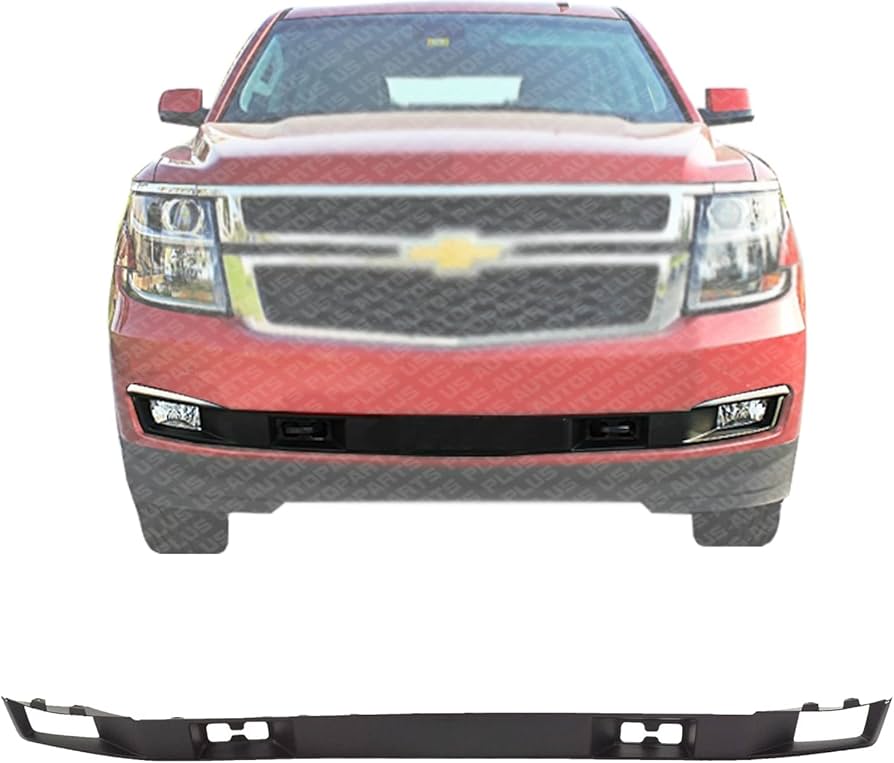 მოლდინგი წინა ბამპერის შავი - CHEVROLET TAHOE/SUBURBAN 2021-