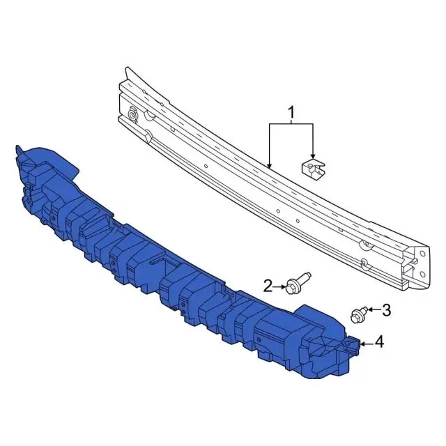 ბამპერის გამაძლიერებელი აბსორბერი - FORD MUSTANG 2024-