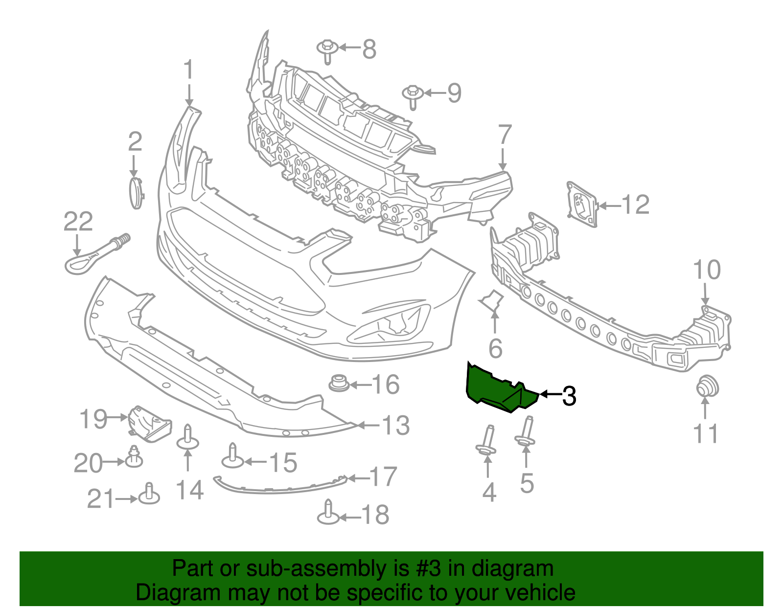 სამაგრი წინა მარცხენა - FORD C-MAX 2012-2018 Bracket front left