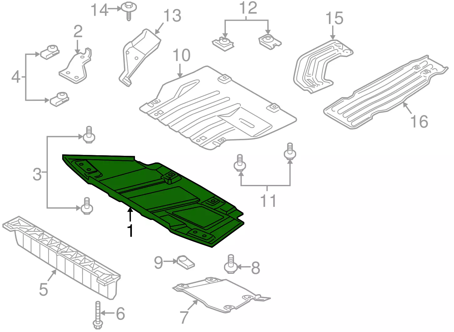 ძრავის დამცავი ალუმინი - FORD F150 SVT RAPTOR 2010-2014