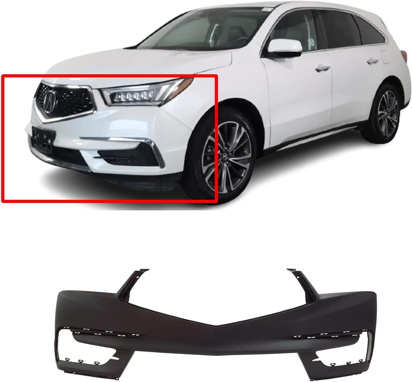 წინა ბამპერი - ACURA MDX 2017-2020