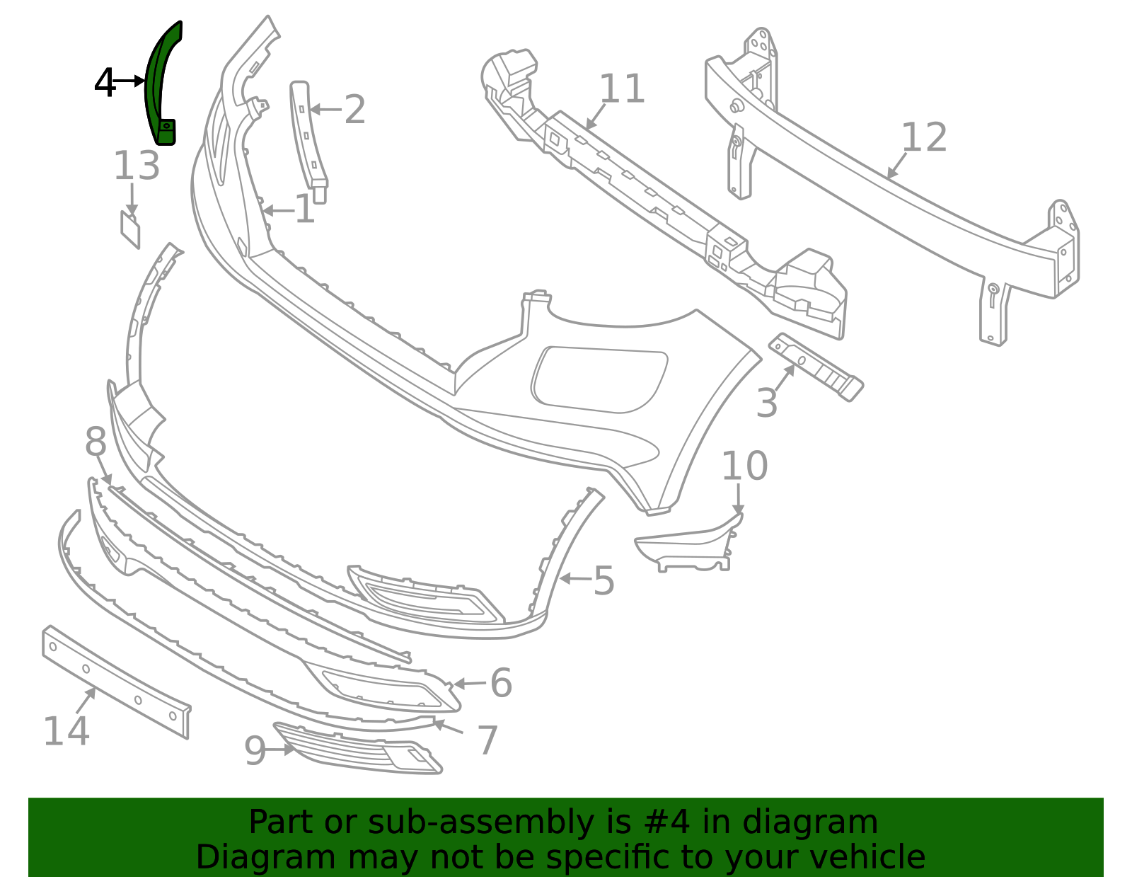 სამაგრი წინა ბამპერის მარცხენა HYUNDAI VENUE - 2020-