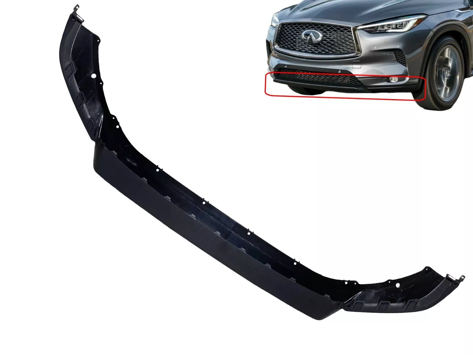 სპოილერი წინა ბამპერის - INFINITI QX50 2019-