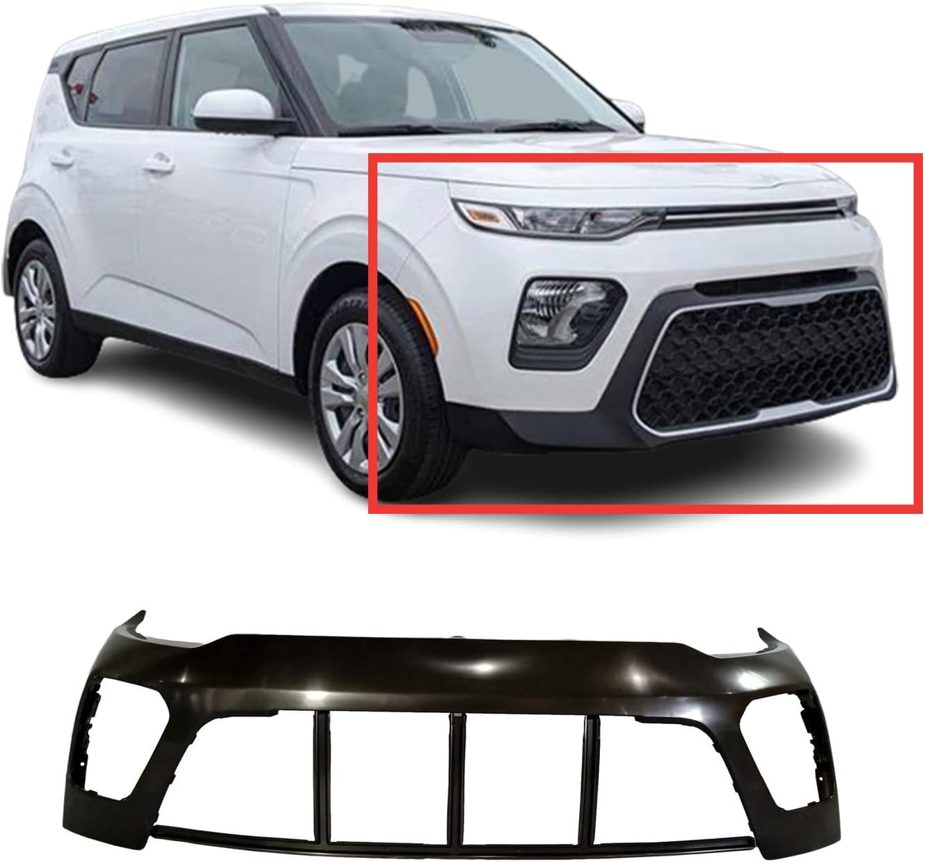 წინა ბამპერი ზედა - KIA SOUL 2020-2022