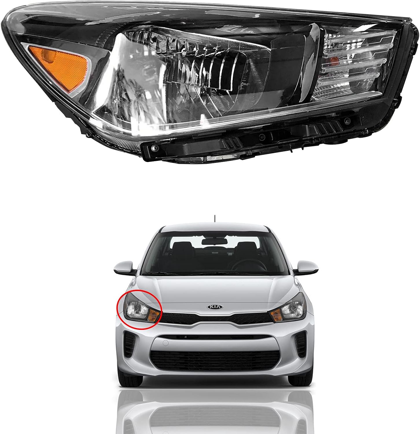 მაშუქი წინა მარჯვენა - KIA RIO H/B /SEDAN 2017-2020 მაშუქი წინა მარჯვენა - KIA RIO H/B /SEDAN 2017-2020