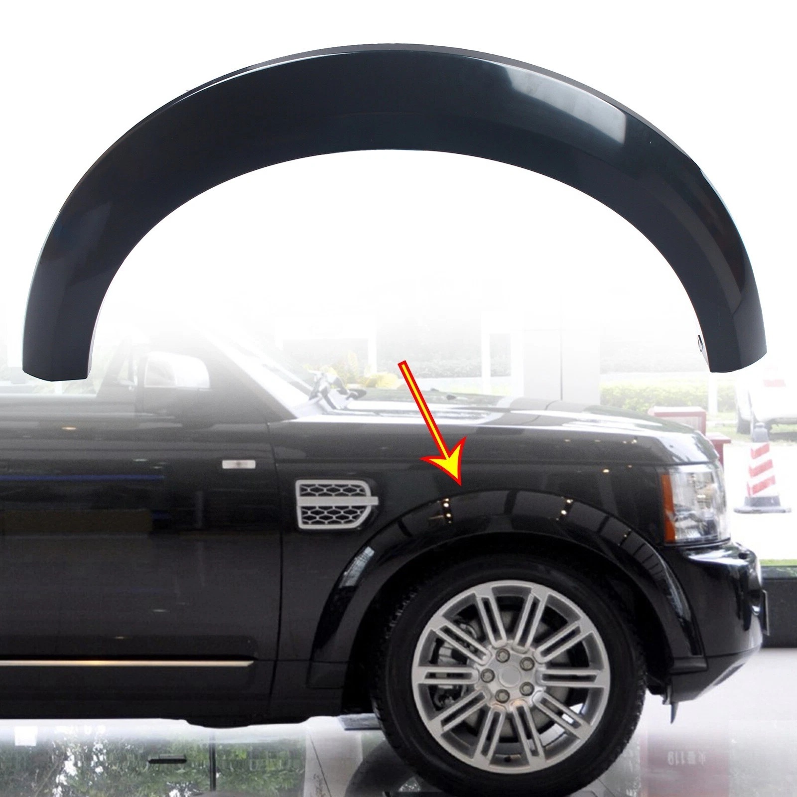 მოლდინგი წინა ფრთის მარჯვენა - LAND ROVER DISCOVERY 2005-2016