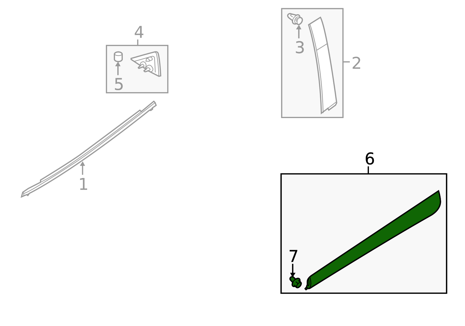 მოლდინგი წინა კარის მარჯვენა-MAZDA CX30 2020-2025