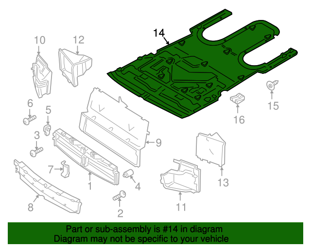 ძრავის დამცავი - PORSCHE PANAMERA 2016-2020