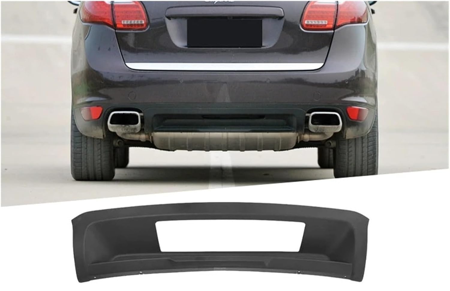 უკანა ბამპერის შუა ნაწილი - PORSCHE CAYENNE 2010-2014