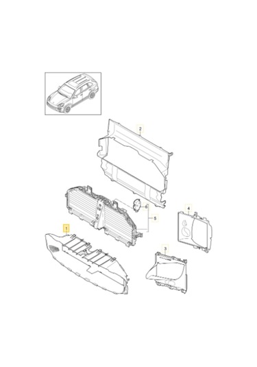 ჰაერის შემშვები - PORSCHE CAYENNE 2015-2018