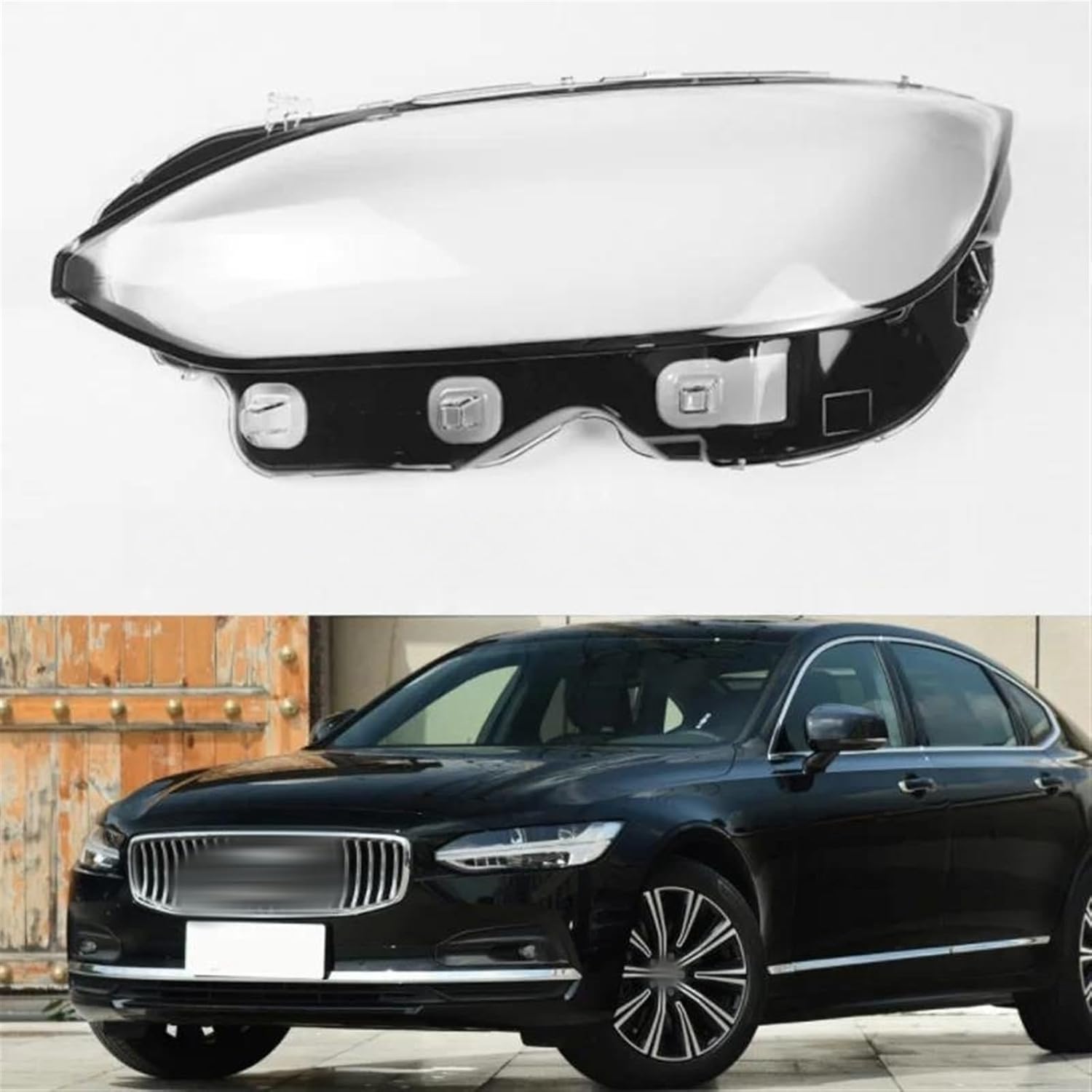 მინა წინა მაშუქის მარცხენა - VOLVO S90 2016-2022